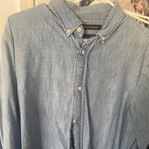 Cambray shirt med blue !